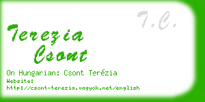 terezia csont business card